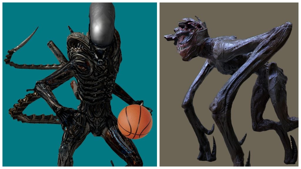 Xenomorph vs. Alien From A Quiet Place
